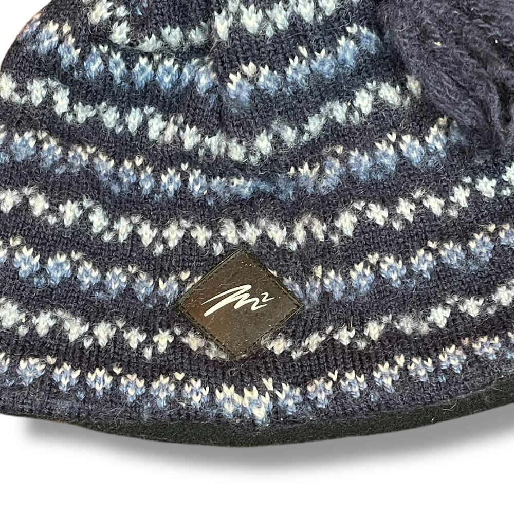 Merkley Headgear Men Beanie Hat 100% Wool Tassel Lined Ski Snowboard Made Canada - Picture 3 of 12